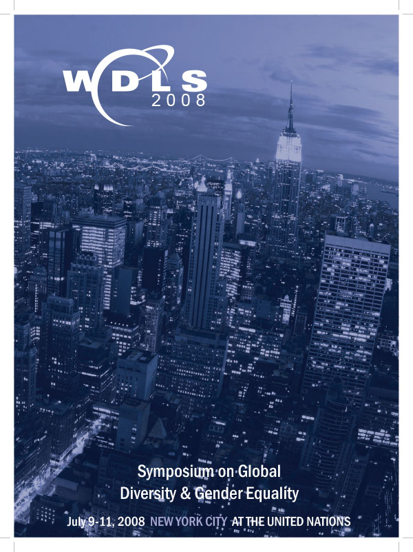 Diversity Conference Program Artwork - Front with crop marks