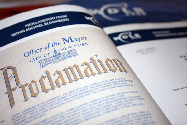 Diversity Conference Program - Inside - Mayor of New York Proclamation