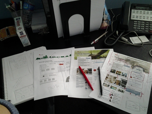 Intranet Sketches and Mockups