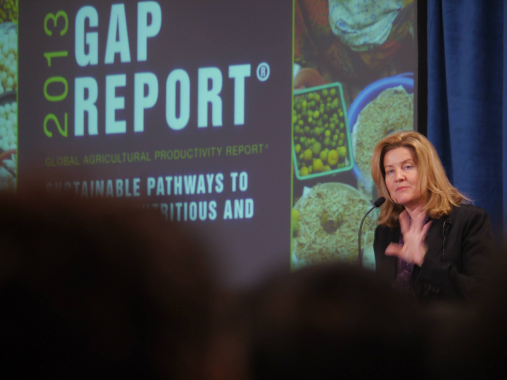 Event at the World Food Prize in Iowa