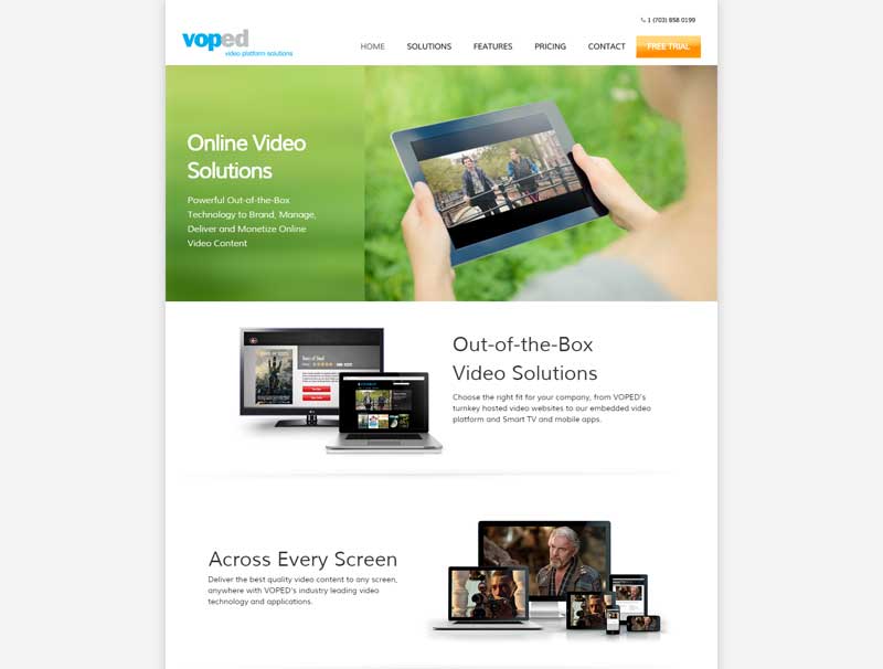 Creative Direction & Project Management for Video Platform Website Redesign