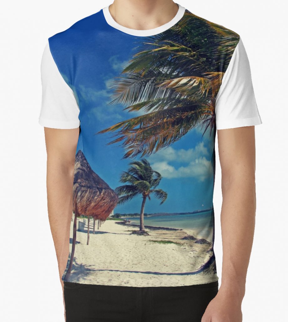 Cancun - Men's Graphic T-Shirt, White