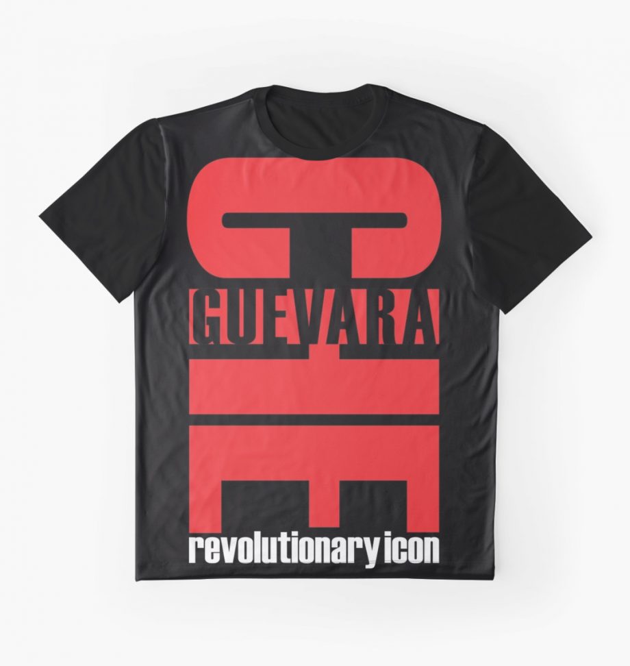 "Che Guevara: Revolutionary Icon" Men's Graphic T-Shirt (Flat)