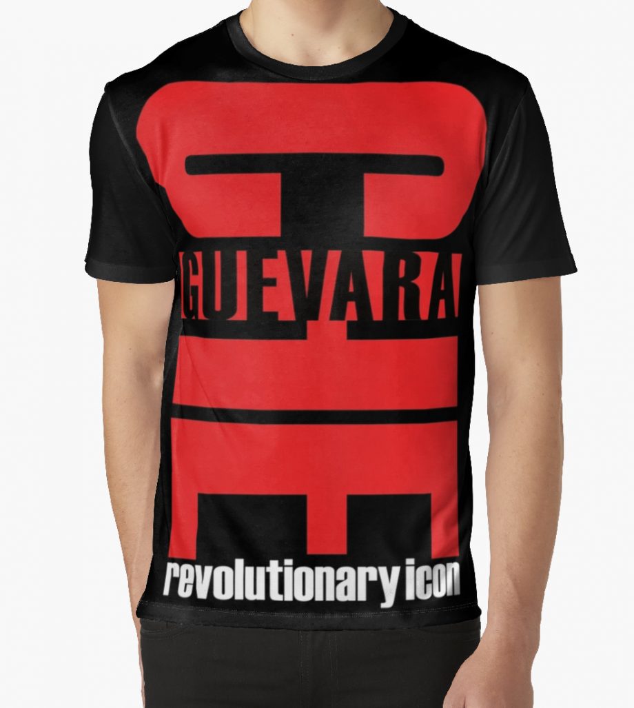 "Che Guevara: Revolutionary Icon" Men's Graphic T-Shirt (Flat)