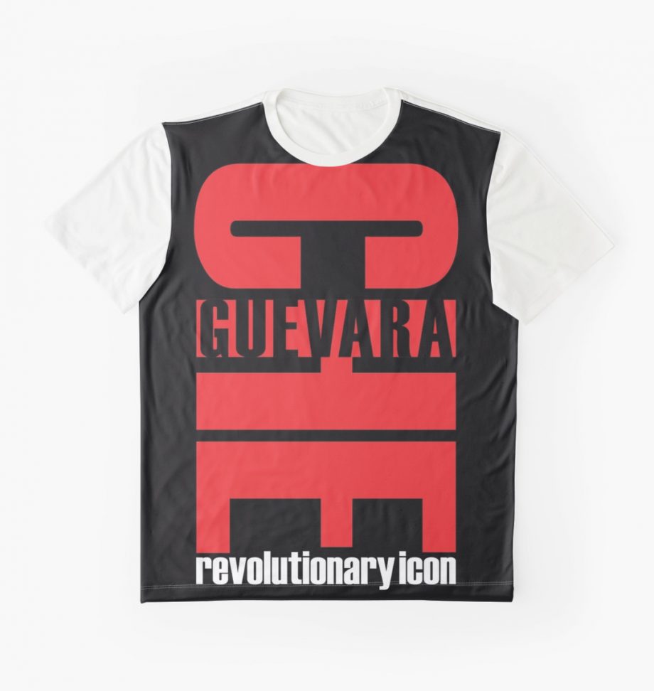 "Che Guevara: Revolutionary Icon" Men's Graphic T-Shirt, White (Flat)