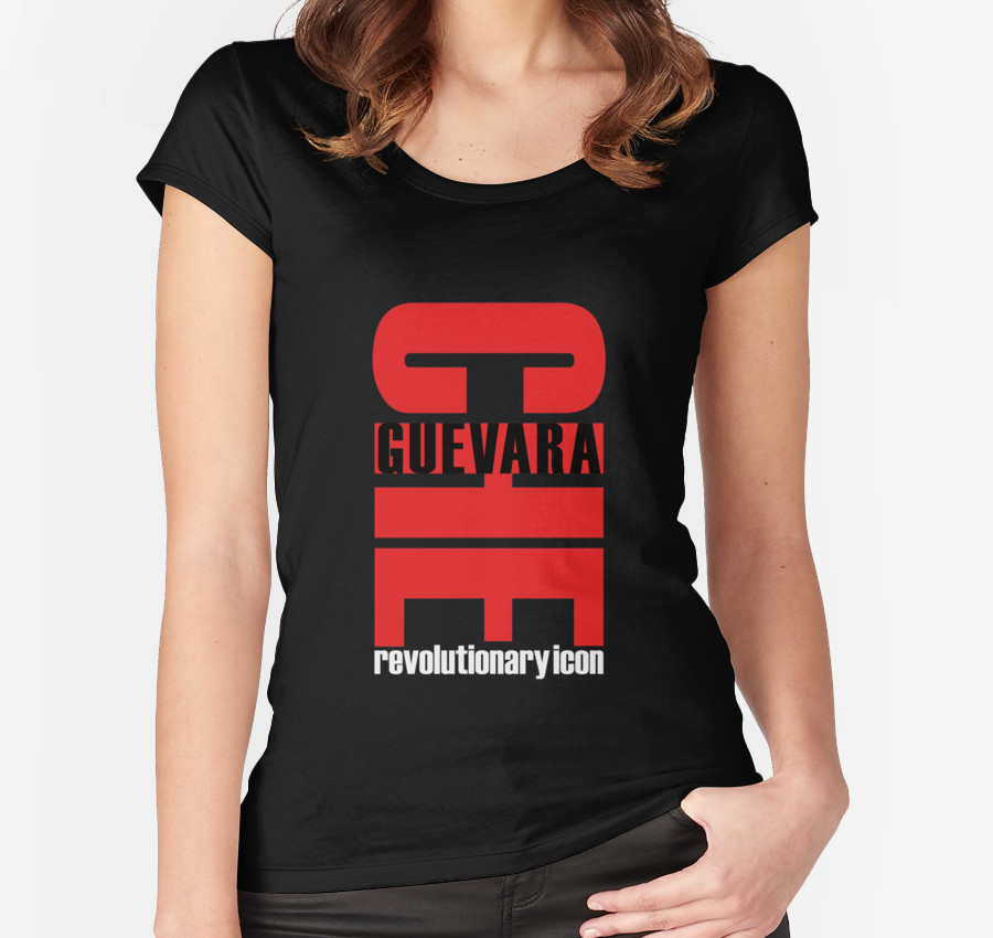 “Che Guevara: Revolutionary Icon” Women’s Fitted Scoop T-Shirt