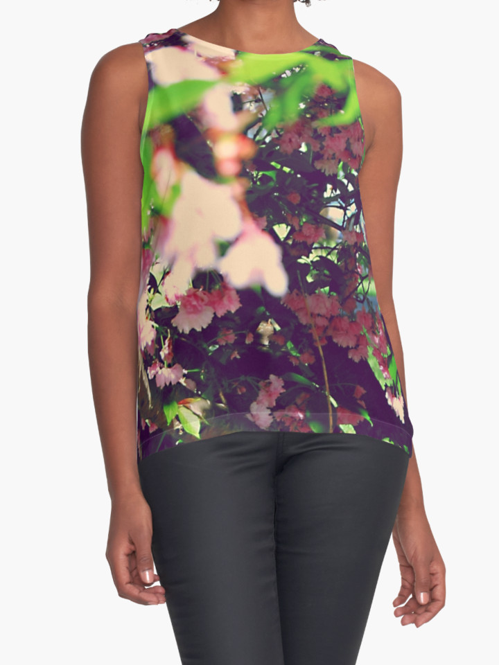 “Evidence of Spring” Women’s Contrast Tank