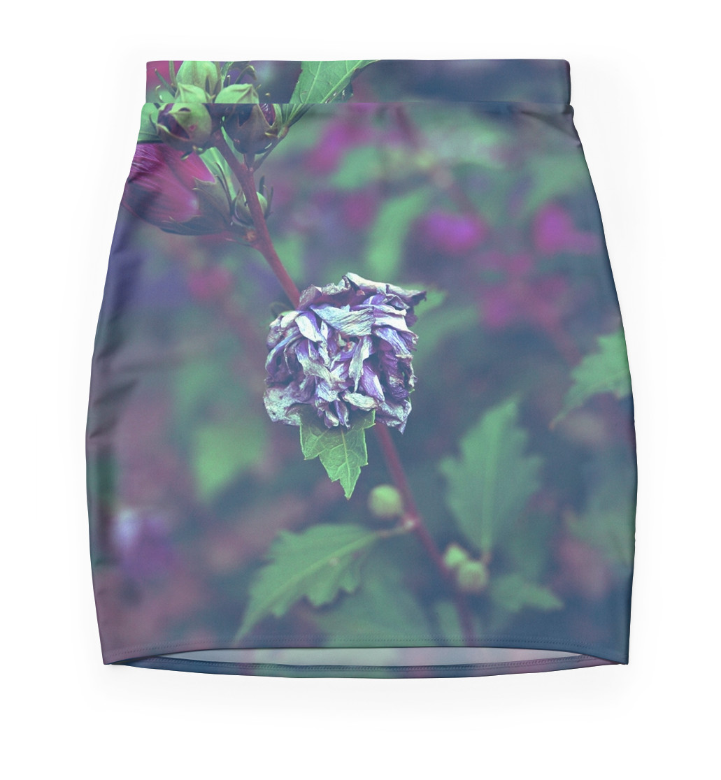 “In My Father’s Garden II” Mini Skirt