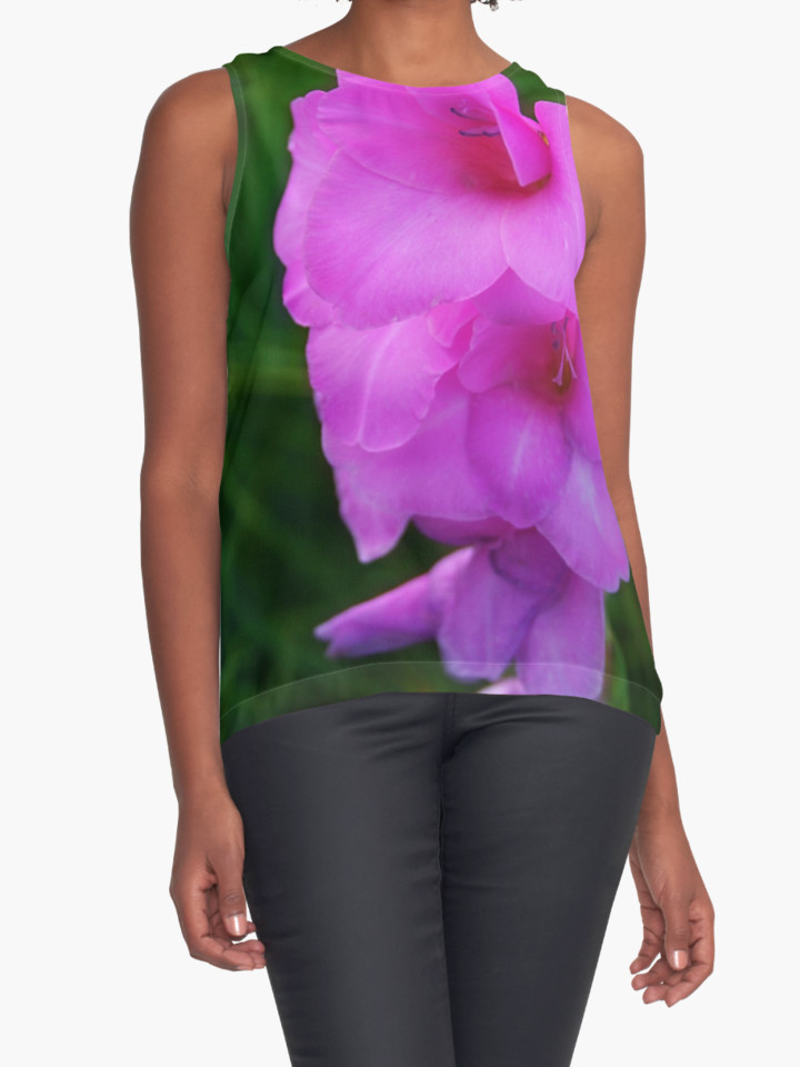 “In My Father’s Garden IV” Women’s Contrast Tank