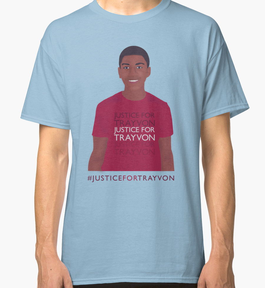 “Justice For Trayvon” Men’s Graphic T-Shirt