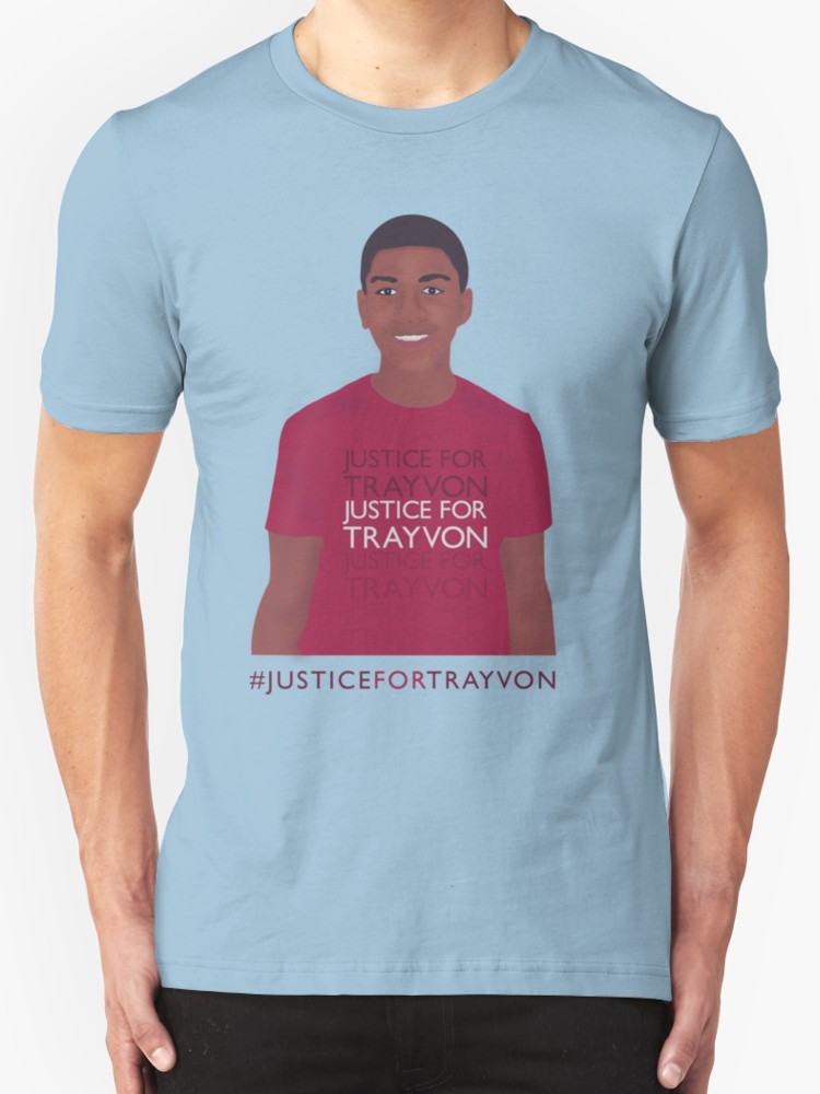 Justice for Trayvon - Unisex T-Shirt, Light Blue