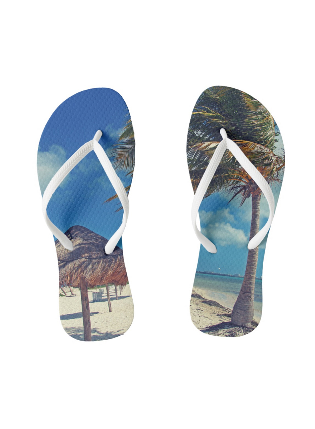 “Cancún” Flip Flops (Slim Strap)