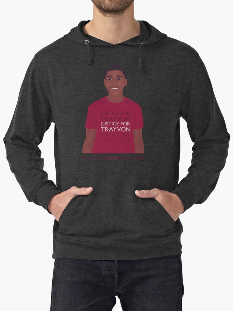 Justice For Trayvon - Lightweight Hoodie (Charcoal)