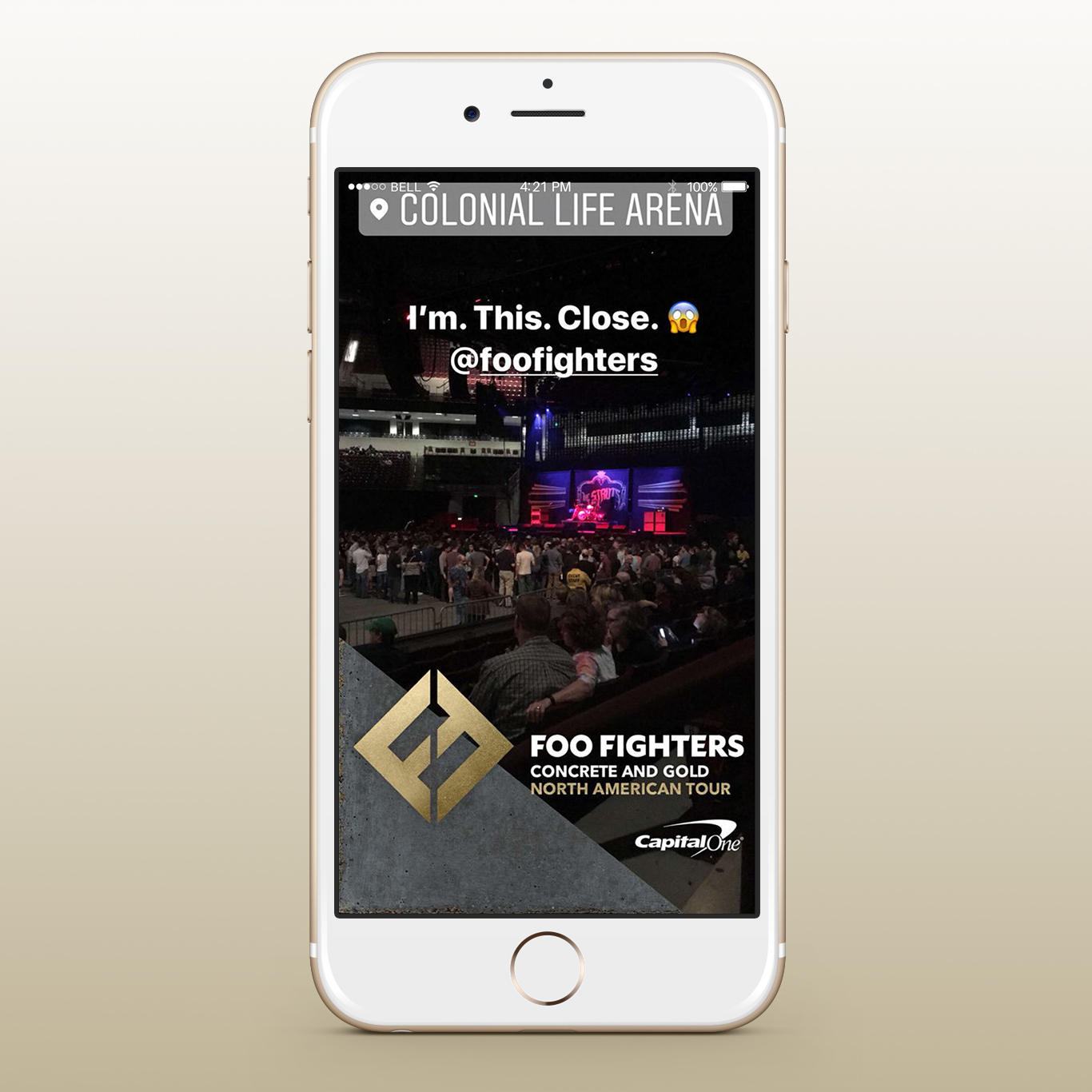 Foo Fighters Concrete Gold Tour Snapchat Filters - Final