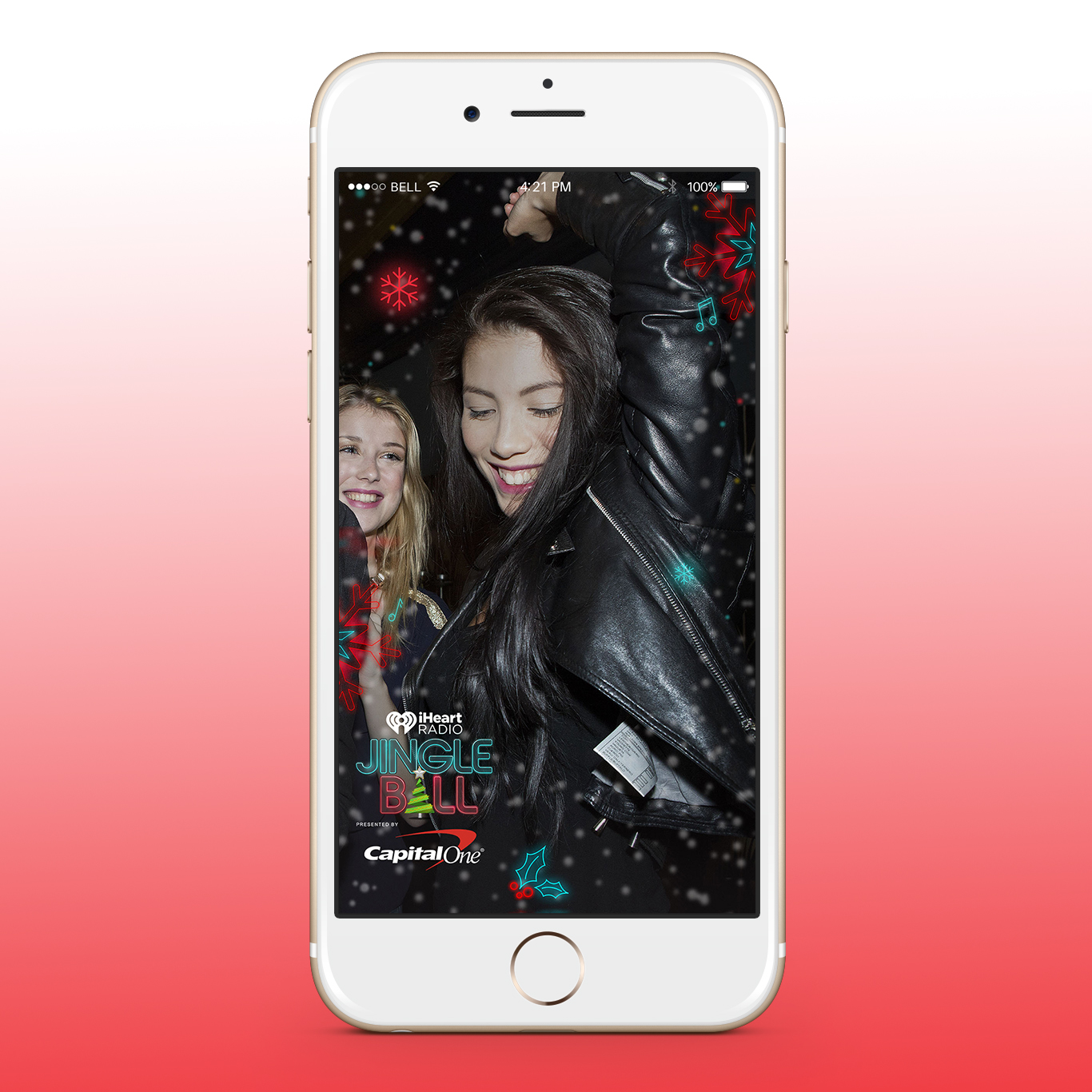 iHeart Jingle Ball Snapchat Filters - Concept 4