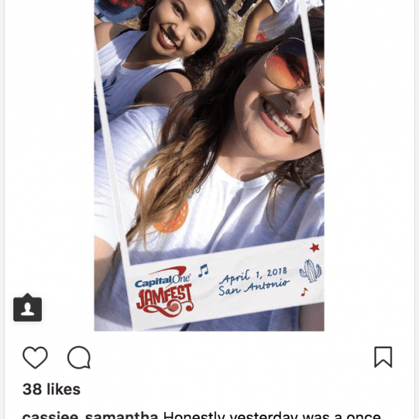 JamFest San Antonio - Snapchat Filter on @cassiee_samantha's Instagram