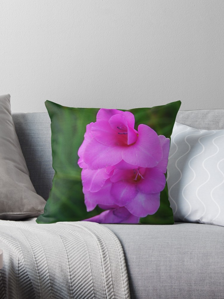 "In My Father's Garden IV" Throw Pillow (16x16)