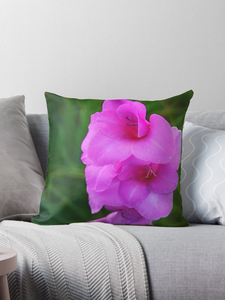 In My Father's Garden IV - Throw Pillows (18x18)