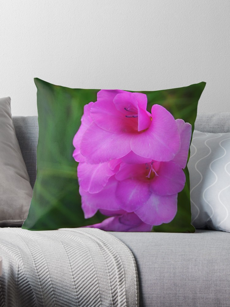 "In My Father's Garden IV" Throw Pillows (20x20)