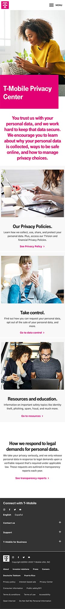 Privacy Center - Mobile [Old]