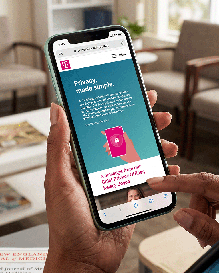 Art Direction & Design Exploration: T-Mobile Privacy Center Redesign