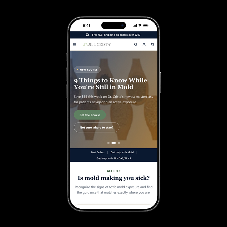 🔒 UX Strategy & Rapid Prototyping for a Healthcare eCommerce Homepage