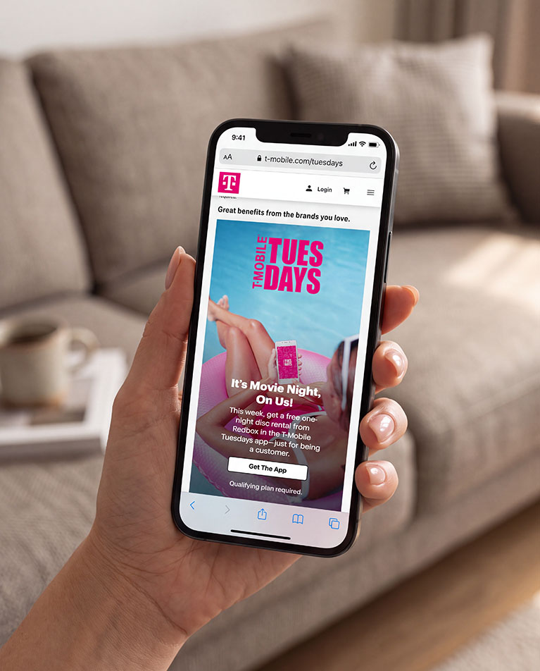 UX, Art Direction & Design: #TmoTuesdays Partner Promotions