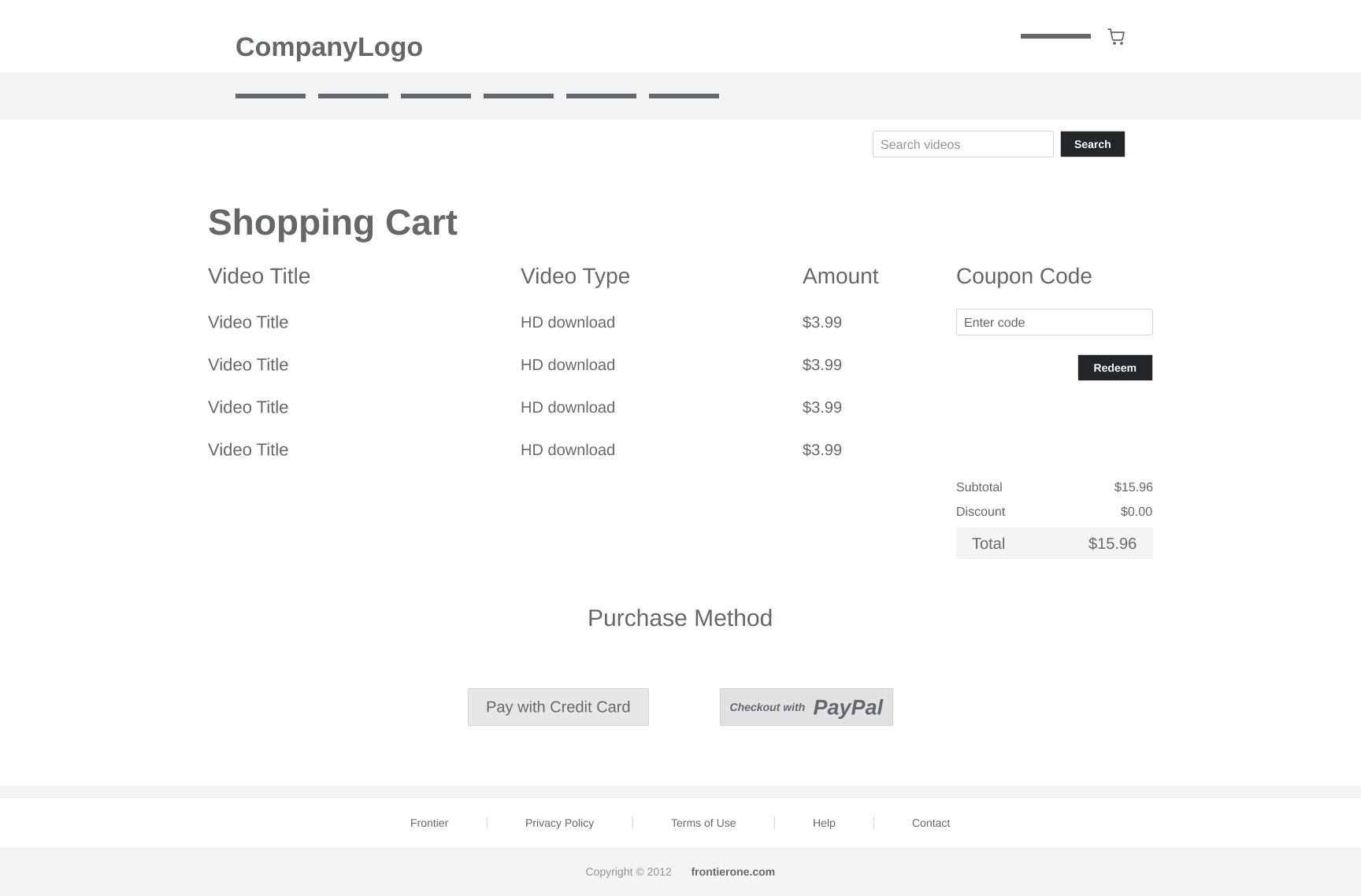 UX Design & Project Management: Video Player & Video Hosting Platform